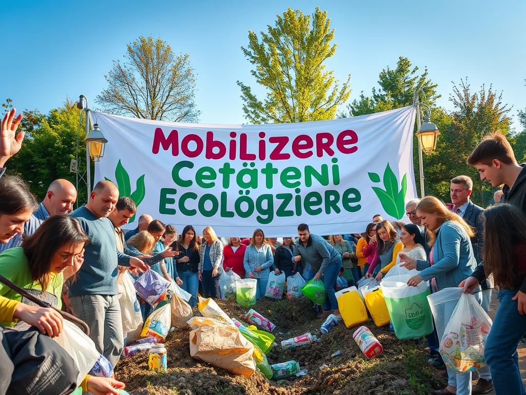 mobilizare cetățeni ecologizare