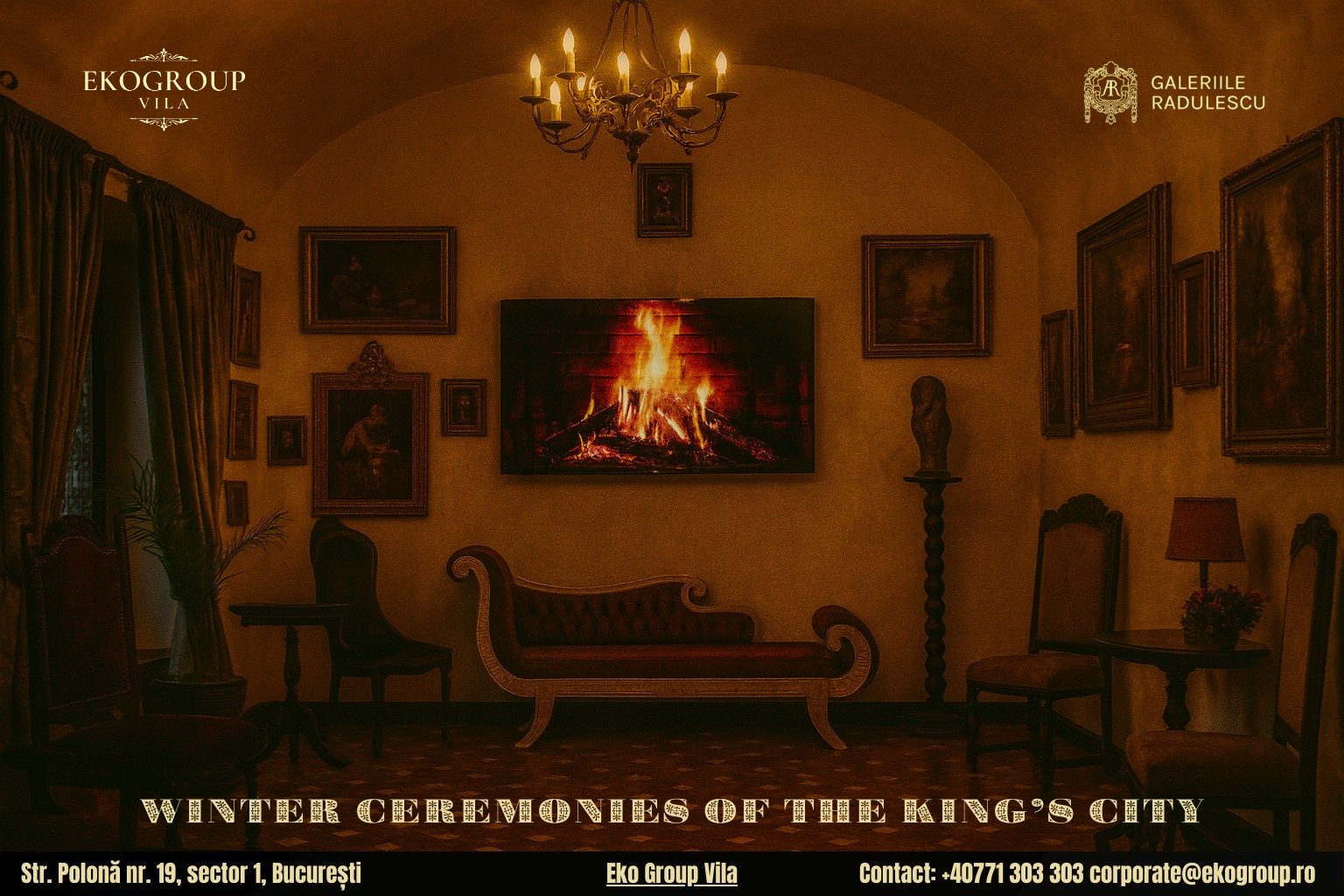 Obiceiuri de iarnă din Bucureștiul regal, revigorate în expoziția Crăciunul anilor ’30 la Eko Group Vila 2 Obiceiuri de iarnă din Bucureștiul regal, revigorate în expoziția Crăciunul anilor ’30 la Eko Group Vila